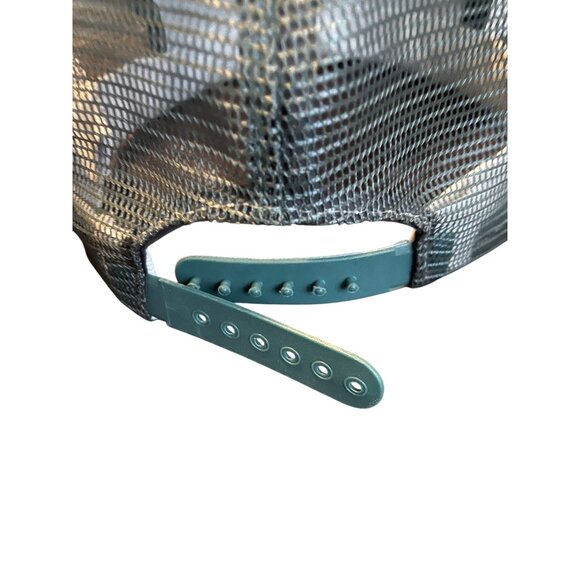 Oakland Athletics Baseball Trucker Hat Green & Yellow Large Mesh Snapback Cap - Picture 6 of 10